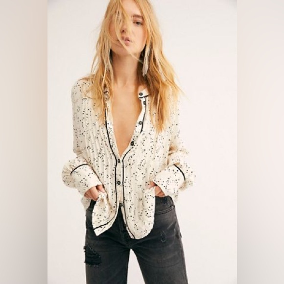 Free People Tops - Free People Celestial Button Down Top